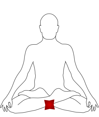 Root chakra red glow
